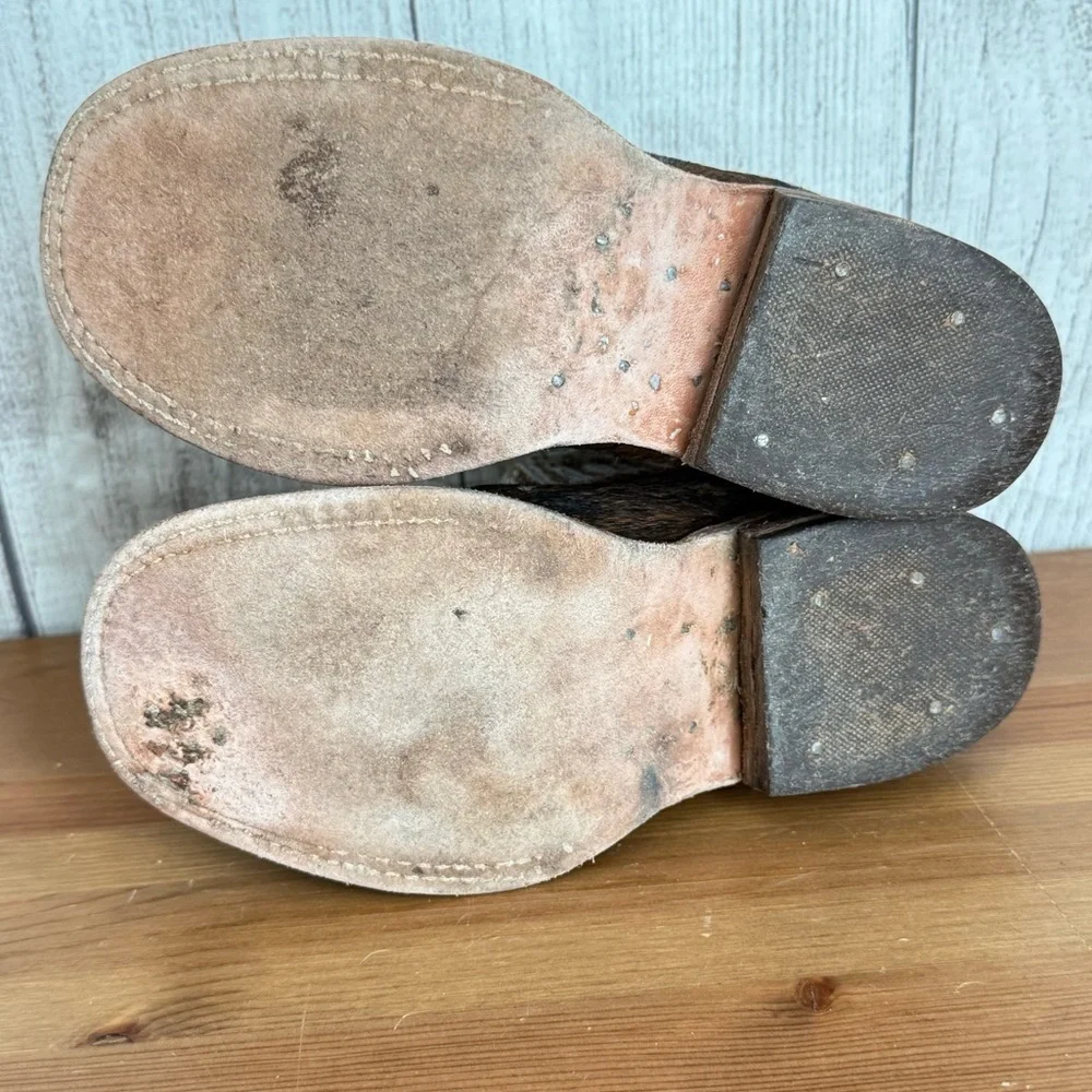 D’MENDEZ Cow Hide Made in Mexico Children’s Western Boots Size MX 17 US 10